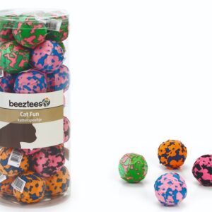 Beeztees kassi mänguasi funny pall tekstiil 4cm n1