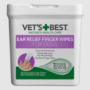 Vets best koera/kassi kõrvapuhastuslapid näpule n50