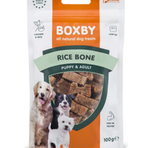 Boxby koera maius rice bone kana 100g