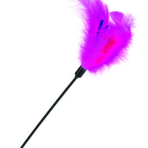 Beeztees kassi mänguasi suled pulga otsas 36/45cm roosa