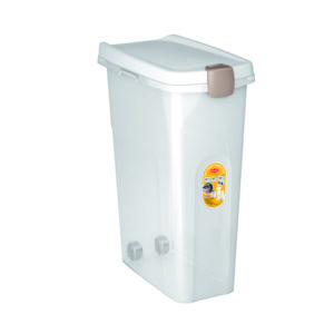 Stefanplast säilitusnõu 40l valge/hall