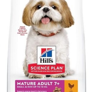 Hills koera täissööt small&mini mature 7+ kana 3kg
