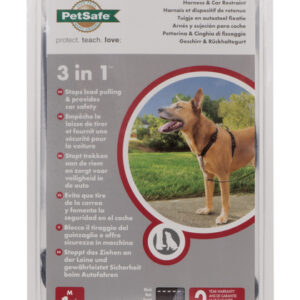Petsafe 3in1™ traksid ja auto turvarihm m must #