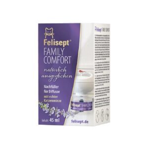 Felisept kassi difuusori täitepudel family comfort 45ml