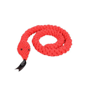 Flamingo koera mänguasi punutud uss puuvill 95cm