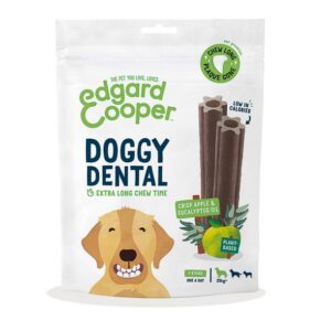 Edgard cooper koera maius dental suur tõug õun/eukalüpt 240g n7