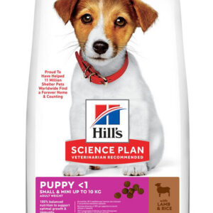 Hills kutsika täissööt small&mini lammas/riis 1,5kg