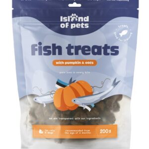 Island of pets kalamaius kõrvitsa ja kaeraga 80g