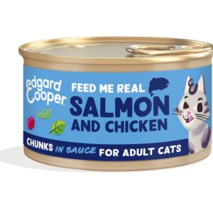 Edgard cooper kassi konserv lõhe/kana kastmes 85g n1