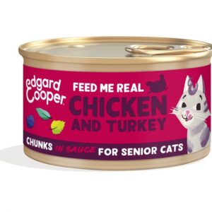 Edgard cooper kassi konserv seenior kana/kalkun kastmes 85g