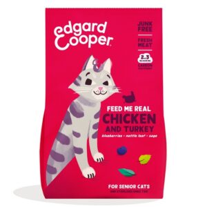 Edgard cooper kassi täissööt seenior kana/kalkun 2kg