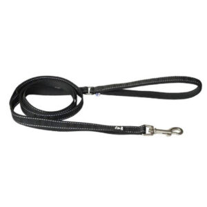 Hurtta eco jalutusrihm casual helkiv 180cm x 20mm must #