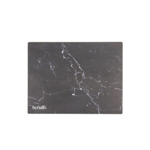 Scruffs kausside alusmatt 40x30cm must marmor