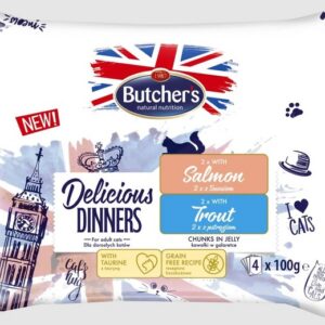 Butchers kassi einekotike delic.dinner želees lõhe/forell multi.n4#