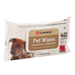 Flamingo niisked salvrätikud neutral 40tk