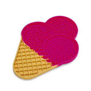 Beeztees maiusematt silikoon jäätis 21x15cm roosa #