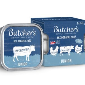 Butchres koera pasteet juunior multip. kana/kalkun/veis 150g n4