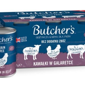 Butchers koera konserv multip. veis/lammas/kana 400g n6