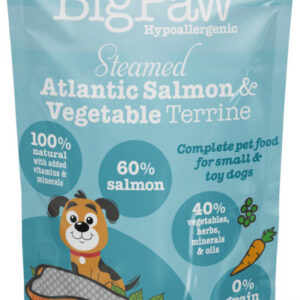 Little bigpaw koera einekotike aurutatud lõhe/köögiviljad 85g n1