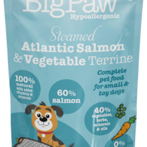 Little bigpaw koera einekotike aurutatud lõhe/köögiviljad 150g n1