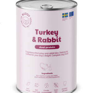 Buddy koera konserv kalkun/jänes 400g