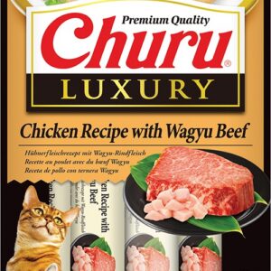 Churu Luxury kassimaius kana ja Wagyu veiselihaga 4x14g