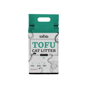 SABA rohelise tee lõhnaline tofu kassiliiv 6L
