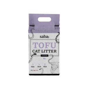 SABA lavendlilõhnaline tofu kassiliiv 6L