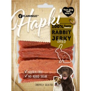 Flamingo Hapki Rabbit Jerky närimismaius koerale 170g