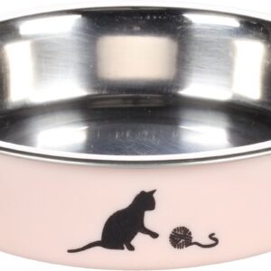 Flamingo libisemisvastase põhjaga roosa kauss kassile ø 11cm - 160ml