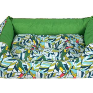 Cazo Soft Bed Cotton Toucan pesa koertele 75x60 cm