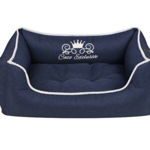 Cazo Soft Bed Royal Line Navy pesa koertele 95x75 cm