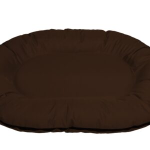 Cazo Oval Bed pruun pesa koertele 75x100x15 cm