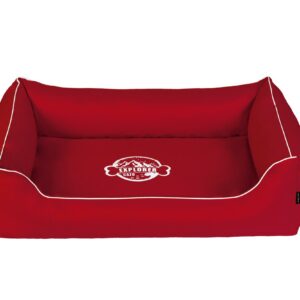 Cazo Outdoor Bed Maxy punane pesa koertele 80x65 cm