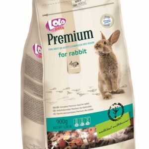 LoLo Pets Premium täissööt jänestele 900g