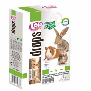 LoLo Pets Drops maiused närilisele jogurtiga 75g
