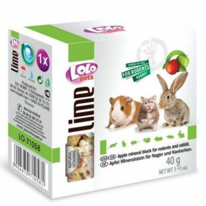 LoLo Pets mineraalkivi närilistele õunaga 40g