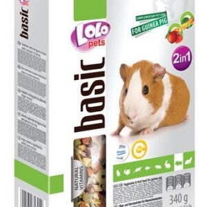 LoLo Pets Foody täiendsööt merisigadele köögi- ja puuviljadega 340g