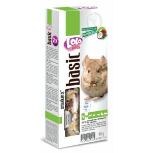 LoLo Pets Smakers maiusepulgad tšintšiljadele kookosega 2tk 90g