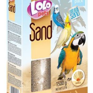 LoLo Pets merekarpidega puuriliiv lindudele 1,5kg