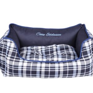 Cazo Soft Bed Scotland Line sinine pesa koertele 95x75 cm