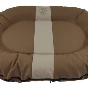 Cazo Oval Bed Oslo latte tooni pesa koertele 75x100x15 cm
