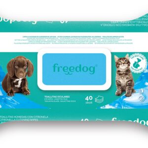 Freedog silmapuhastuslapid 40tk 28x18cm