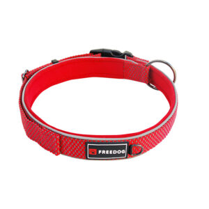 Freedog Extreme nailonist punane kaelarihm koerale 30mm x 51-71cm