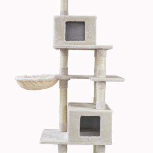 Freecat Fortress beež ronimispuu 50x50x181cm