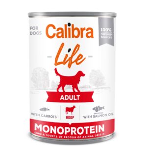 Calibra Life Adult Beef with Carrots konserv koertele 400g