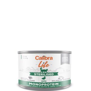 Calibra Life Sterilised Duck konserv kassidele 200g