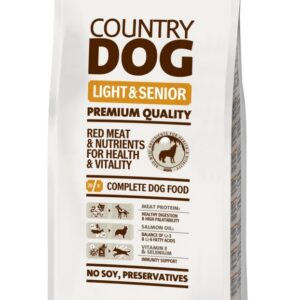 Country Dog Light & Senior koeratoit 15kg