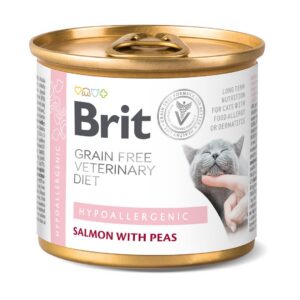 Brit Veterinary Diet Hypoallergenic konserv kassidele 200g