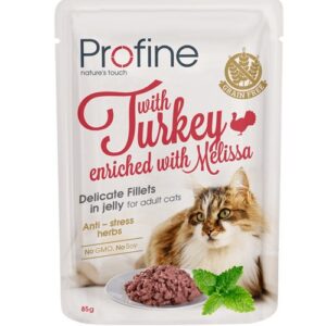Profine Cat Pouch Turkey in Jelly märgtoit kassidele 85g